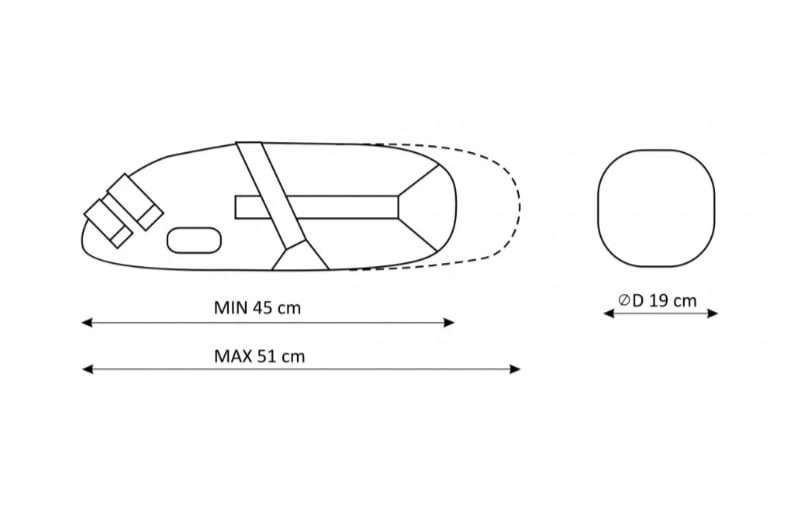 Torba rowerowa podsiodłowa Sport Arsenal 612 11L