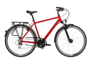 Rower trekkingowy Kross Trans 3.0 2024 czerwony