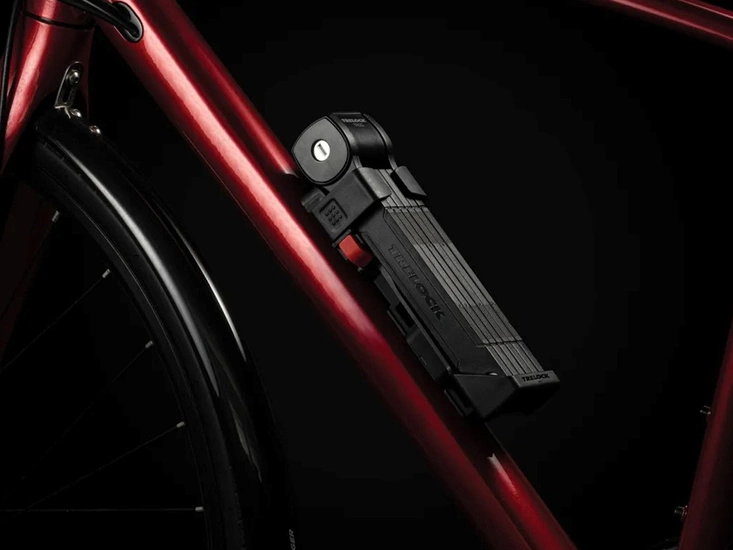 Zapięcie rowerowe TRELOCK FS 380 TRIGO X-PRESS 85 cm airtag smarttag black