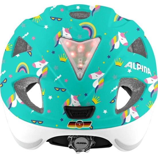Kask rowerowy dziecięcy Alpina Ximo Flash turkusowy/unicorn