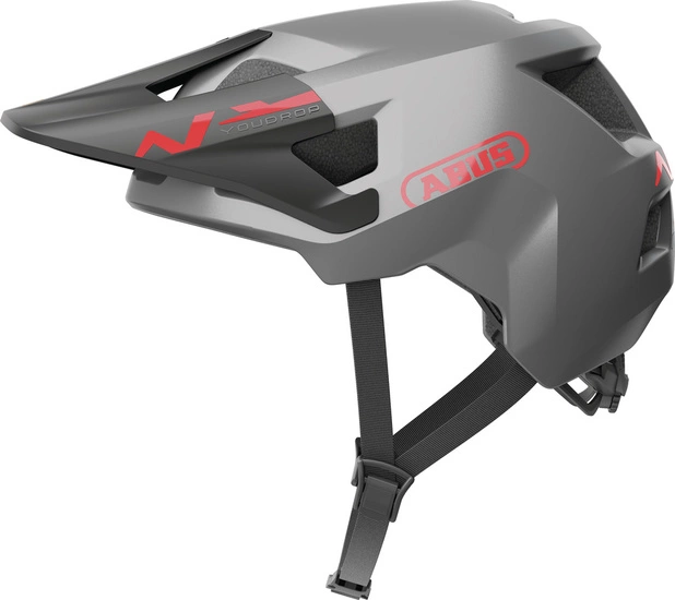 Kask rowerowy dziecięcy fullface ABUS YouDrop Ti S silver