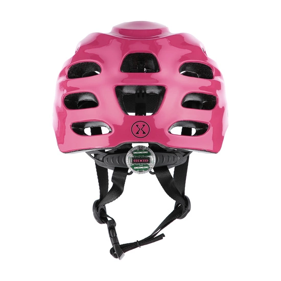 Kask rowerowy dziecięcy NILS EXTREME MTW01 Led różowy