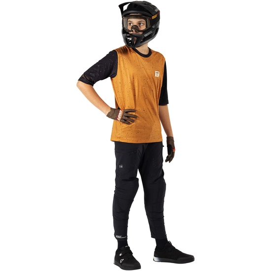 Koszulka rowerowa dziecięca LEATT Jersey MTB Enduro 3.0 Junior rust