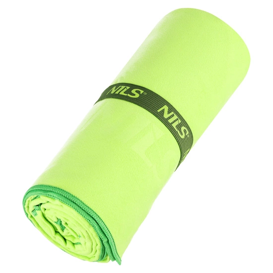 Ręcznik z mikrofibry NILS NCR12 180 x 100 cm zielony