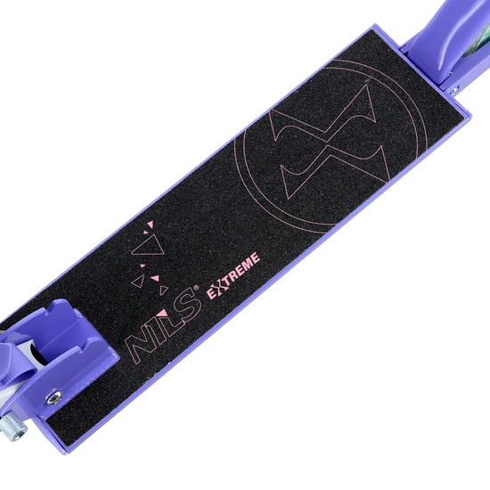 Hulajnoga miejska NILS EXTREME HD120L LED fioletowa