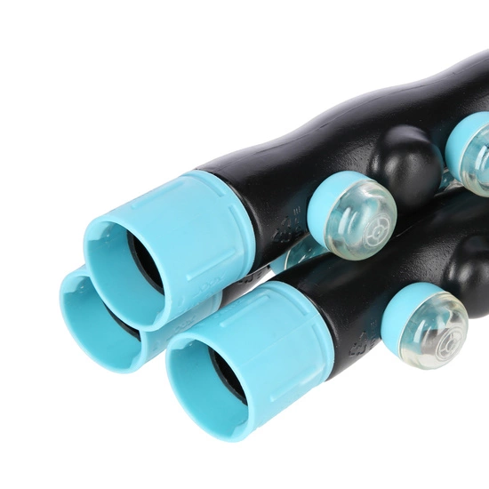 Hula hop masujący z magnesami HMS HHP006 98cm czarny / niebieski