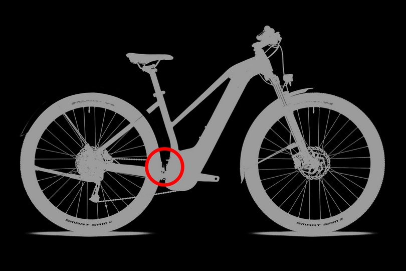 Błotniki rowerowe Cube Acid BB Mount 75 29"