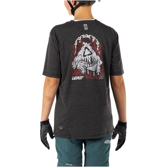 Koszulka rowerowa dziecięca LEATT Jersey MTB AllMtn 2.0 Junior black