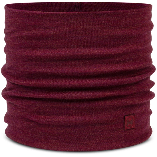 Bandana BUFF Heavyweight Merino Wool Neckwarmer Solid Tibetan Red