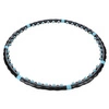 Hula hop masujący z magnesami HMS HHP006 98cm czarny / niebieski