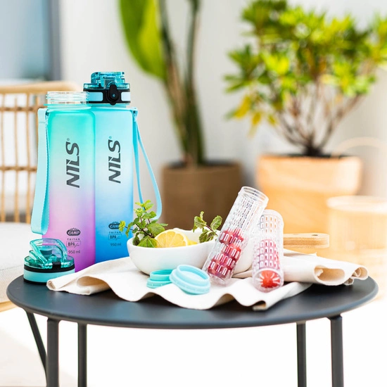 Butelka tritanowa NILS CAMP NCD04 niebieska