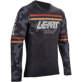Koszulka rowerowa dziecięca LEATT Jersey MTB Gravity 4.0 Junior black