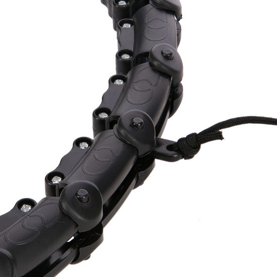 Hula hop z wypustkami i obciążnikiem HMS HHW02 czarny