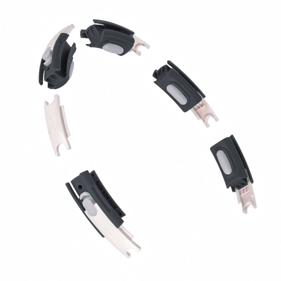 Hula hop z magnesem, obciążnikiem i licznikiem HMS HHM15 czarny