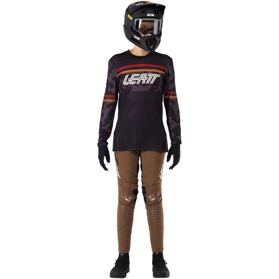 Koszulka rowerowa dziecięca LEATT Jersey MTB Gravity 4.0 Junior black