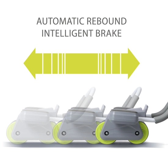 Koło do ćwiczeń mięśni brzucha HMS KA08 S szare