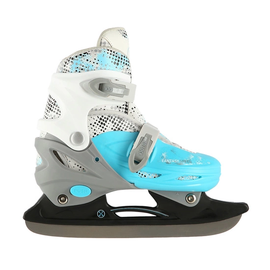 Łyżworolki dziecięce / młodzieżowe 4w1 NILS EXTREME NH18331 niebiesko / szare