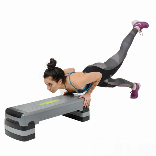 Step do aerobiku HMS AS005 szaro / czarny