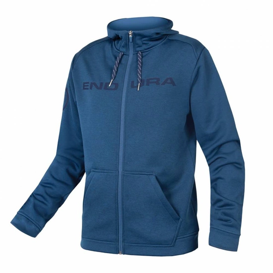 Bluza rowerowa męska Endura Hummvee Hoodie niebieska