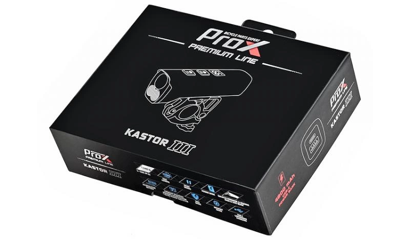 Lampka rowerowa przednia Prox Kastor-III 1500 lm