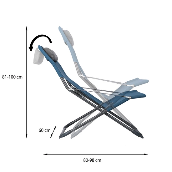 Leżak turystyczny składany NILS CAMP NC3022