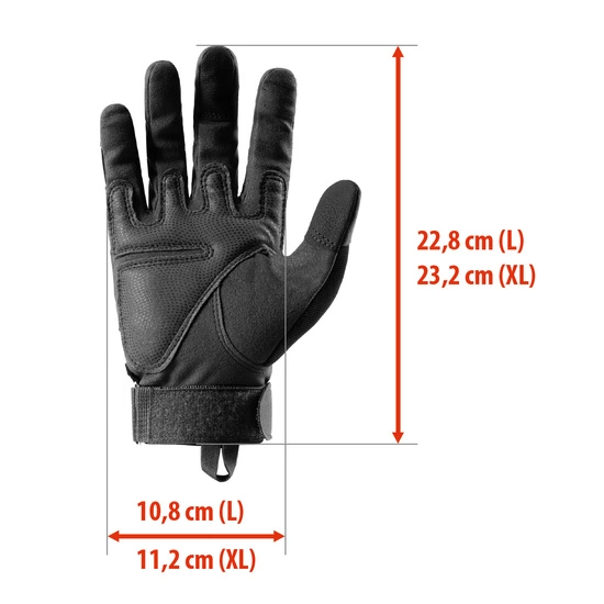 Rękawice taktyczne NILS CAMP NC1798 czarne