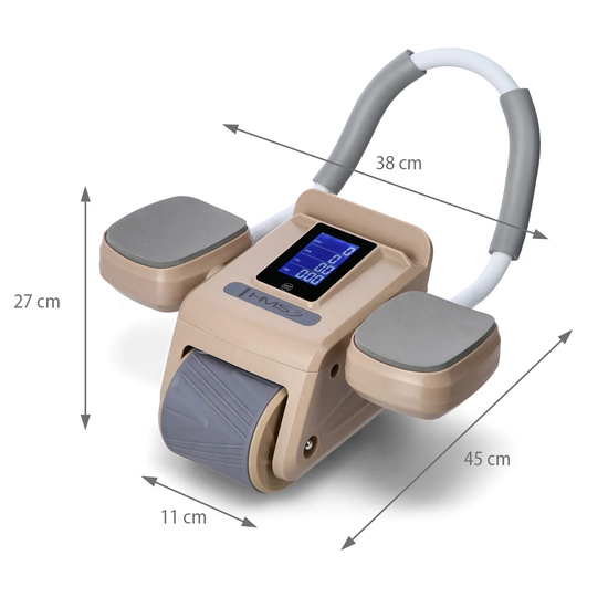 Koło do ćwiczeń mięśni brzucha HMS KA08 S brązowe