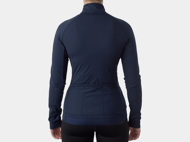 Koszulka rowerowa damska termiczna z długim rękawem Bontrager Circuit LS Navy Blue