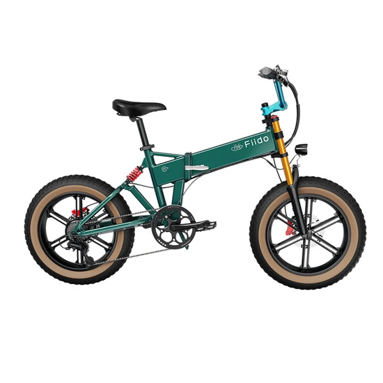 Rower elektryczny składany Fiido M1 Pro 250W 556.8Wh turkusowy