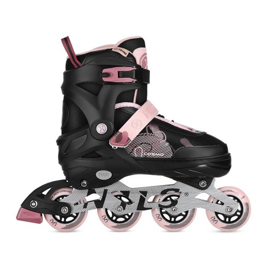 Rolki rekreacyjne NILS EXTREME NA13808 Cosmo różowy /czarny