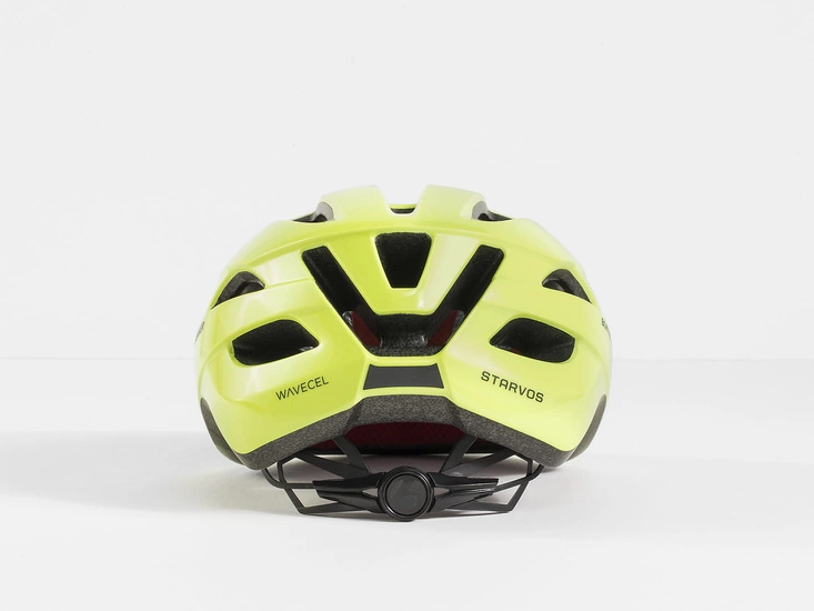 Kask rowerowy Bontrager Starvos WaveCel fluo green