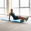 Mata fitness klubowa z otworami HMS PREMIUM MFK03 niebiesko - czarna