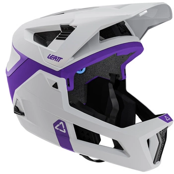 Kask rowerowy z wypinaną szczęką LEATT Helmet MTB Enduro 4.0 V26 grey