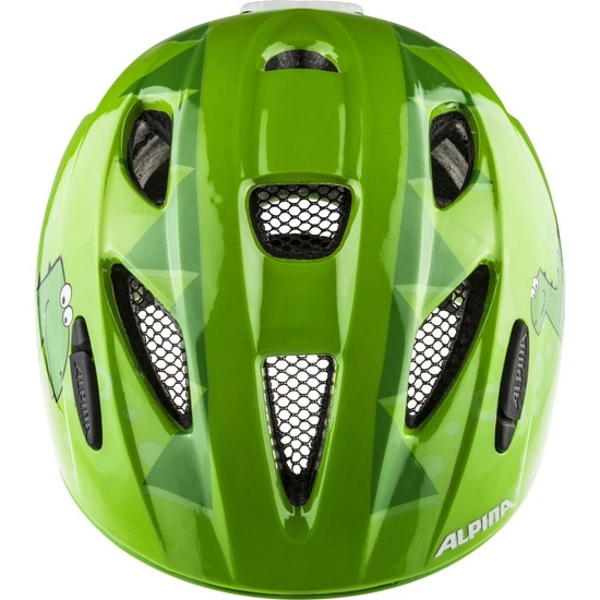 Kask rowerowy dziecięcy Alpina Ximo Flash green dino