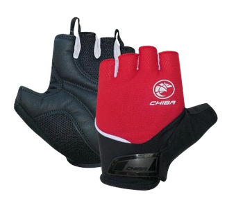 Rękawiczki rowerowe Chiba Gel Sport Red