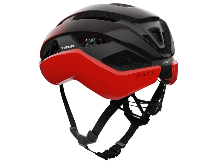 Kask rowerowy Trek Circuit WaveCel lava /black