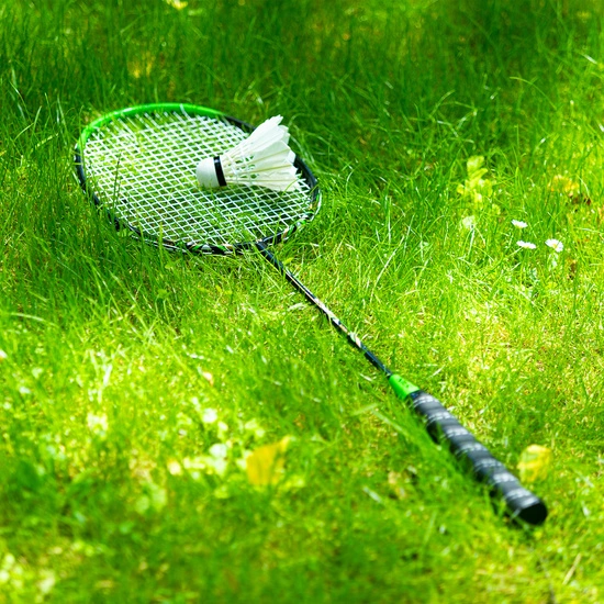 Rakieta do badmintona z pokrowcem NILS NR205 zielona