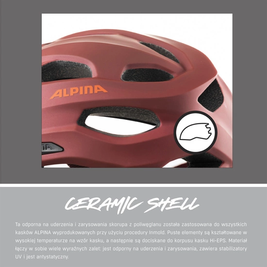 Kask rowerowy dziecięcy Alpina Carapax JR grey/blue