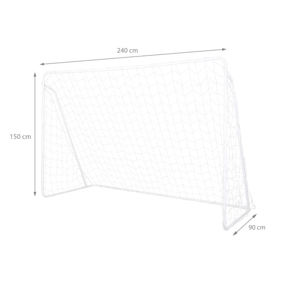 Bramka piłkarska z siatką i panelem do celowania NILS BR240P