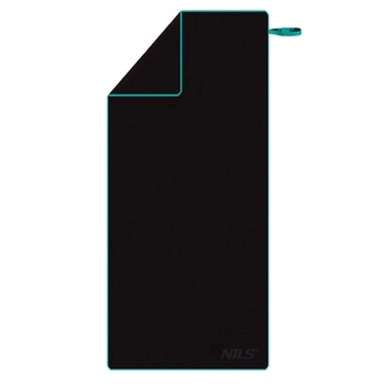 Ręcznik z mikrofibry NILS NCR13 200 x 90 cm czarny