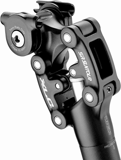 Sztyca rowerowa amortyzowana XLC SP-S11 31.6 x 350 mm