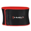 Pas na brzuch wyszczuplający HMS BR163 czarno - czerwony