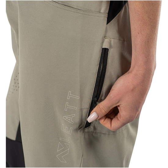 Spodnie rowerowe damskie LEATT Pant MTB Trail 2.0 Women z wkładką cream
