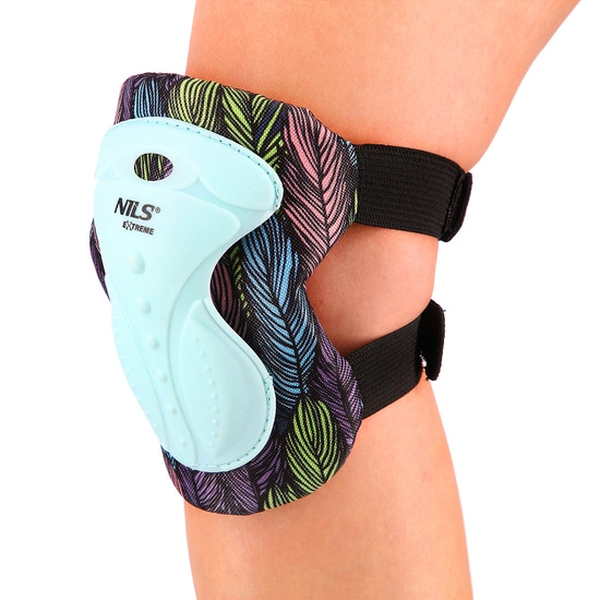 Ochraniacze na rolki, deskorolkę, hulajnogę NILS EXTREME H727 niebieskie