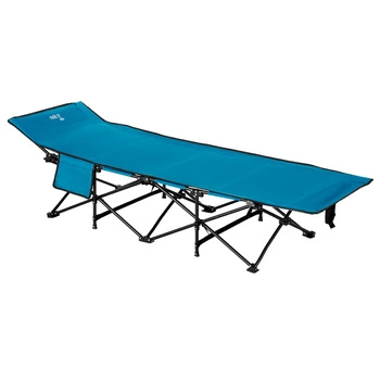 Łóżko polowe NILS CAMP NC2701 188 cm niebieskie