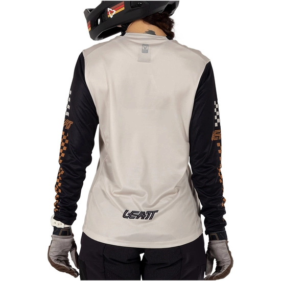 Koszulka rowerowa damska LEATT Jersey MTB Enduro 4.0 Women cream