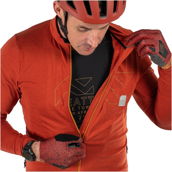 Koszulka rowerowa Leatt Jersey MTB Endurance 4.0 Long Sleeve lava