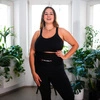 Hula hop z wypustkami, obciążnikiem i pasem HMS HHW12 fioletowy + BR163 czarny