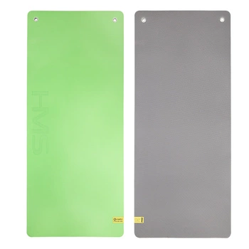 Mata fitness klubowa z otworami HMS PREMIUM MFK08 zielono - czarna EVA