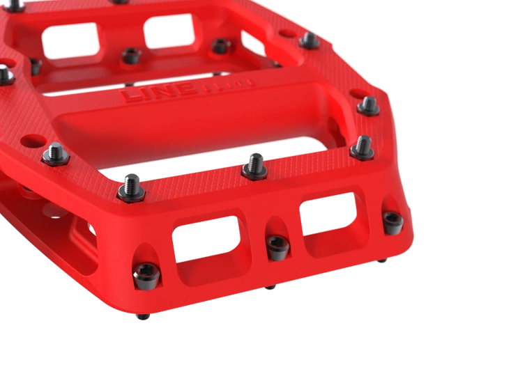 Pedały rowerowe Trek Line Elite Flat radioactive red